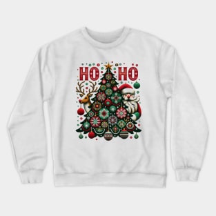 Funny Ho Ho Santa Crewneck Sweatshirt